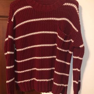 American Eagle striped sweater